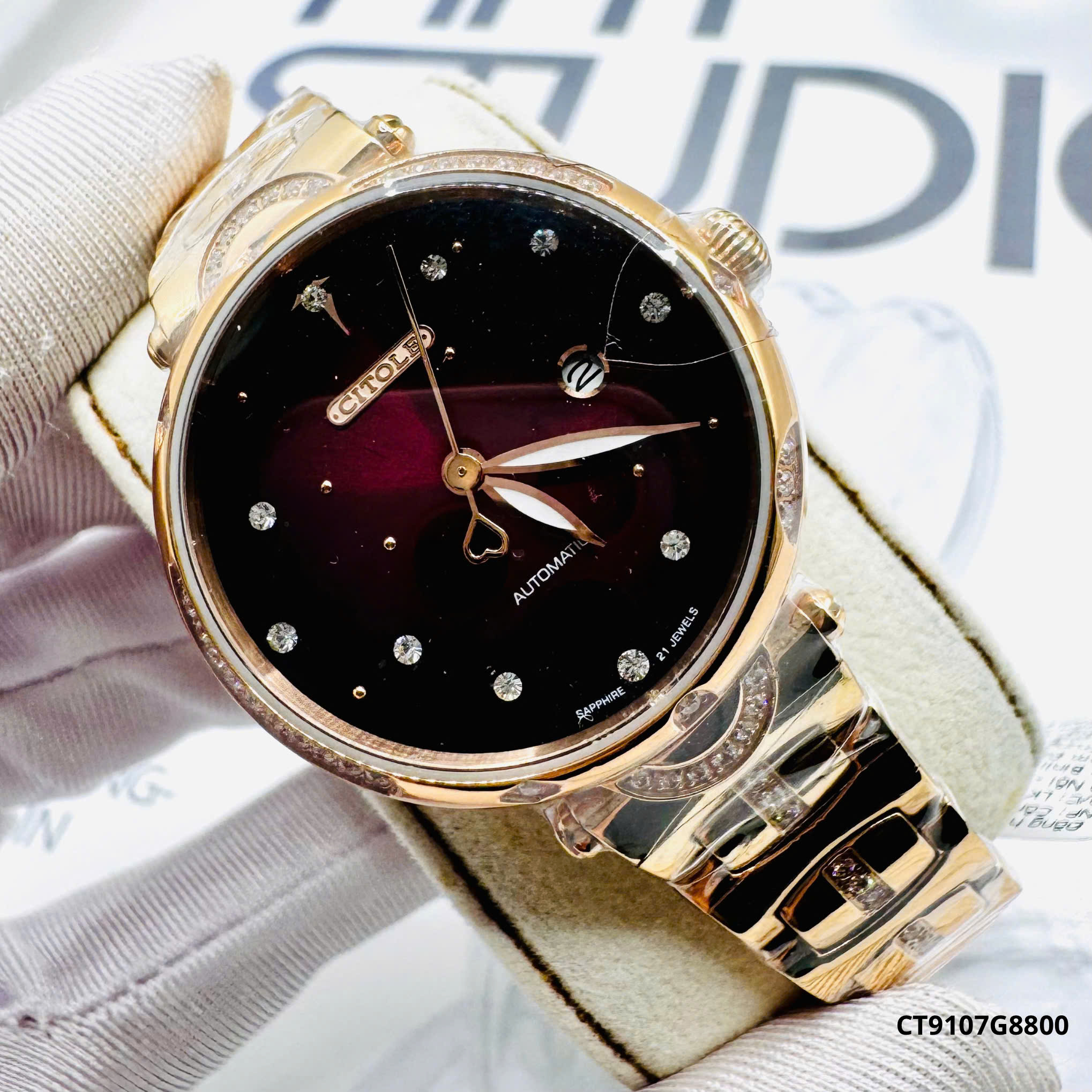 ĐỒNG HỒ CITOLE NỮ CT9107 ĐỒNG HỒ CITOLE NỮ CT9107