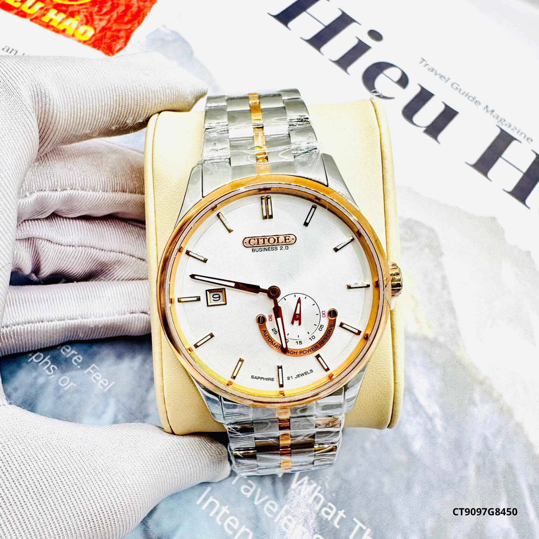 ĐỒNG HỒ CITOLE NAM CƠ CT9097 ĐỒNG HỒ CITOLE NAM CƠ CT9097